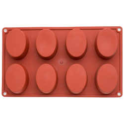 FORMA SILIKONOWA OWALE (8 GN)