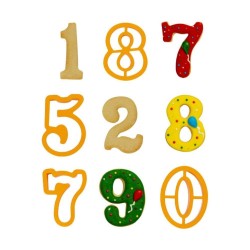 ZESTAW WYKRAWACZY CYFERKI (9 SZT)