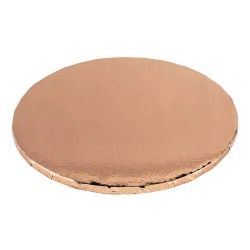 PODKŁAD CUKIERNICZY OKRĄGŁY ROSE GOLD (35 CM)