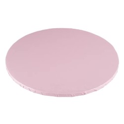 PODKŁAD CUKIERNICZY OKRĄGŁY BLADY RÓŻ (35 CM)