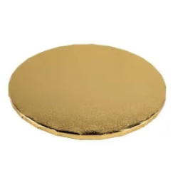 PODKŁAD CUKIERNICZY OKRĄGŁY ZŁOTY (34 CM)