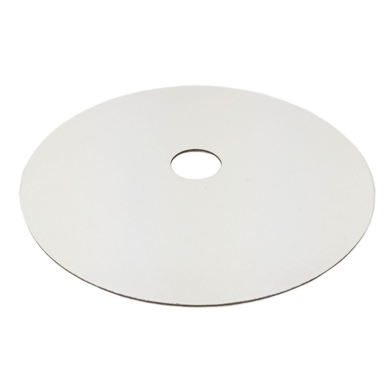 PODKŁAD CUKIERNICZY OKRĄGŁY BIAŁY Z OTWOREM (20 CM)