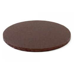 PODKŁAD CUKIERNICZY OKRĄGŁY BRĄZOWY (30 CM)