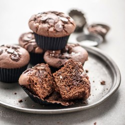 PAPILOTKI DO MUFFINEK JUMBO CZARNE (60 SZT)