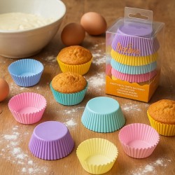 PAPILOTKI PASTELOWE MIX KOLORÓW (75 SZT)