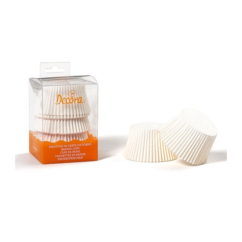 PAPILOTKI DO MUFFINEK JUMBO BIAŁE (60 SZT)