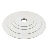 PODKŁAD CUKIERNICZY OKRĄGŁY Z OTWOREM BIAŁY (9 CM)