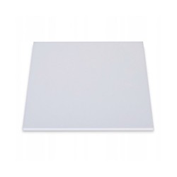 PODKŁAD CUKIERNICZY 25x25cm KWADRAT BIAŁY (1 SZT)