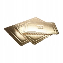 PODKŁAD PROSTOKĄTNY SZTYWNY ZŁOTY (21/29,7 CM)
