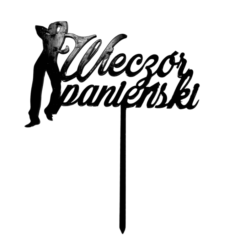 TOPPER CZARNY WIECZÓR PANIEŃSKI (1 SZT)