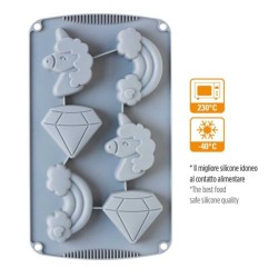 FORMA SILIKONOWA JEDNOROŻEC (6 GN)