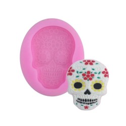 FORMA SILIKONOWA MEKSYKAŃSKA CZASZKA (1 SZT)