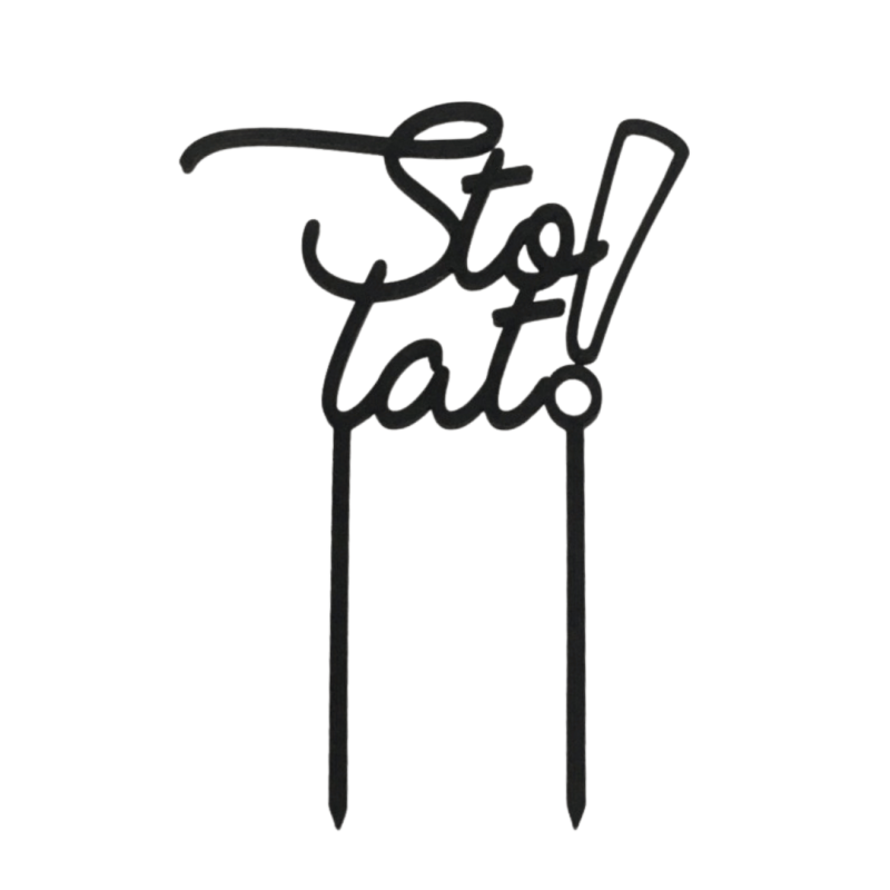 TOPPER STO LAT CZARNY (1 SZT)