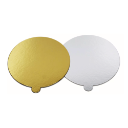 KRĄŻEK POD MONOPORCJE ZŁOTY SREBRNY (1 SZT)