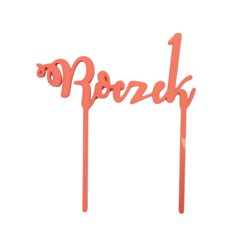 TOPPER ROCZEK POMARAŃCZOWY (1 SZT)