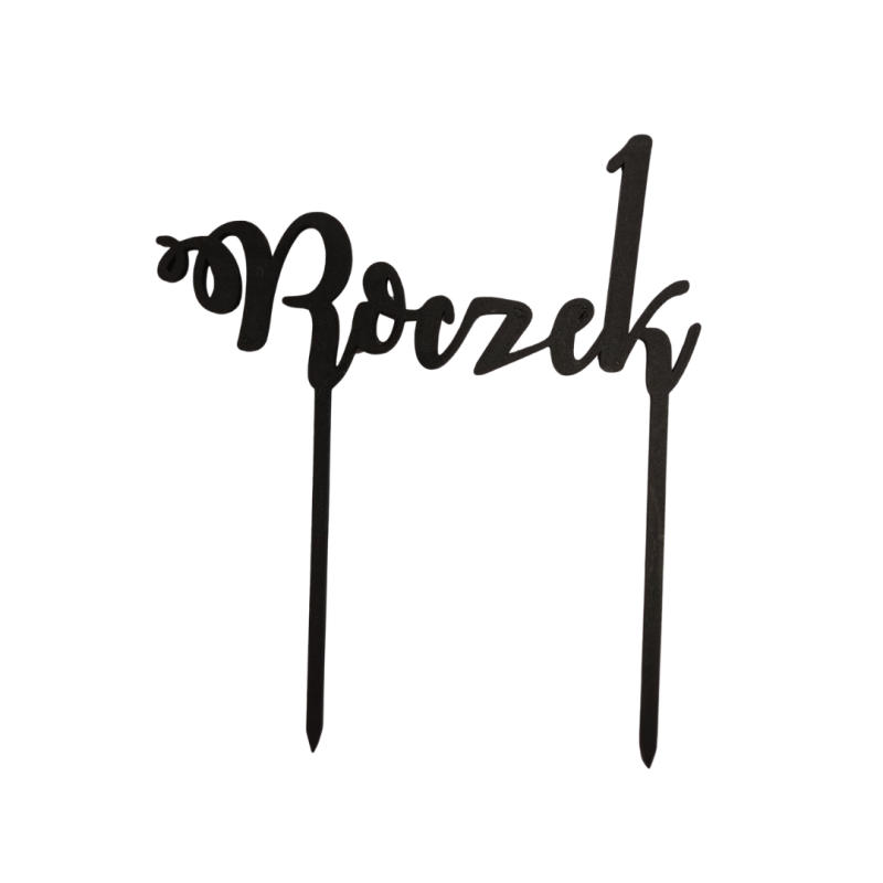 TOPPER ROCZEK CZARNY (1 SZT)