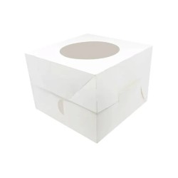 KARTON NA TORT Z OKIENKIEM 280X280X160 MM