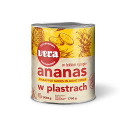 ANANAS PLASTRY W LEKKIM SYROPIE (3050 G)