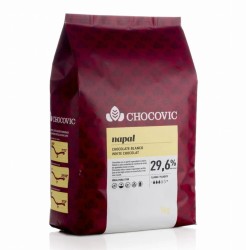 CZEKOLADA BIAŁA CHOCOVIC NACAR 30,3% (5 KG)