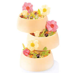 DEKORACJE CZEKOLADOWE KWIAT MAGNOLII (210 SZT)