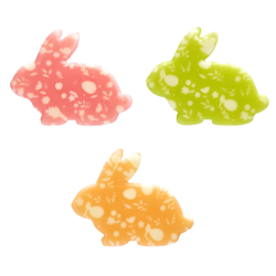 DEKORACJE CZEKOLADOWE ZAJĄCE (135 SZT)