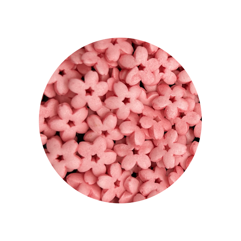 POSYPKA CUKROWA KONFETTI MARGARETKI RÓŻOWE (40 G)