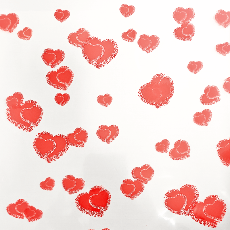 TOREBKA FOLIOWA NADRUK SERCA 24 X 35CM (1SZT)