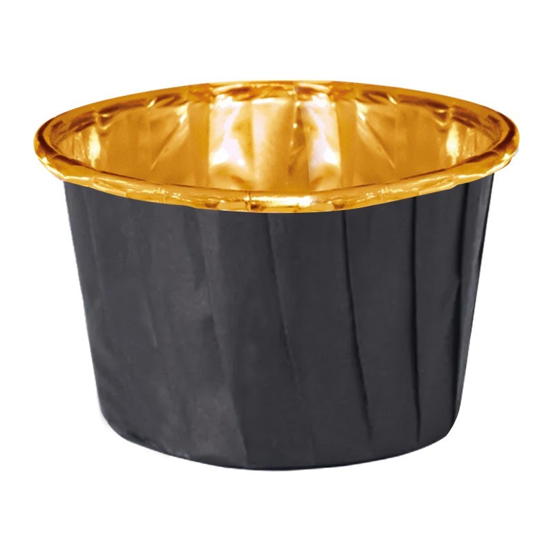 PAPILOTKI DO MUFFINEK BRĄZOWO ZŁOTE (100 SZT)