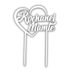 BIAŁY TOPPER KOCHANEJ MAMIE