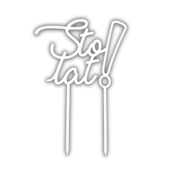 BIAŁY TOPPER STO LAT!