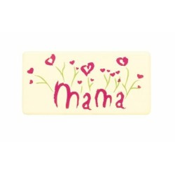 DEKORACJE CZEKOLADOWE PLAKIETKA MAMA (159SZT) 