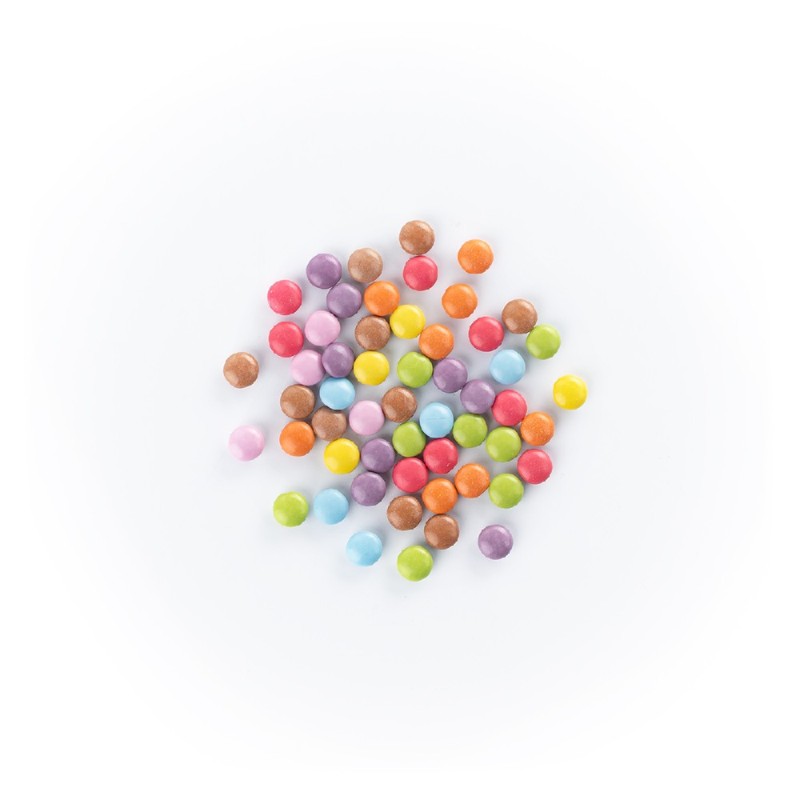 MINI DRAŻE KAKAOWE W OTOCZCE CUKROWEJ (1 KG)