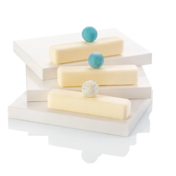 DEKORACJE CZEKOLADOWE KULKI NIEBIESKA PERŁA (49 SZT)