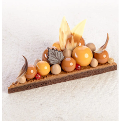 DEKORACJE CZEKOLADOWE LISTKI WIERZBY (2,5 KG)