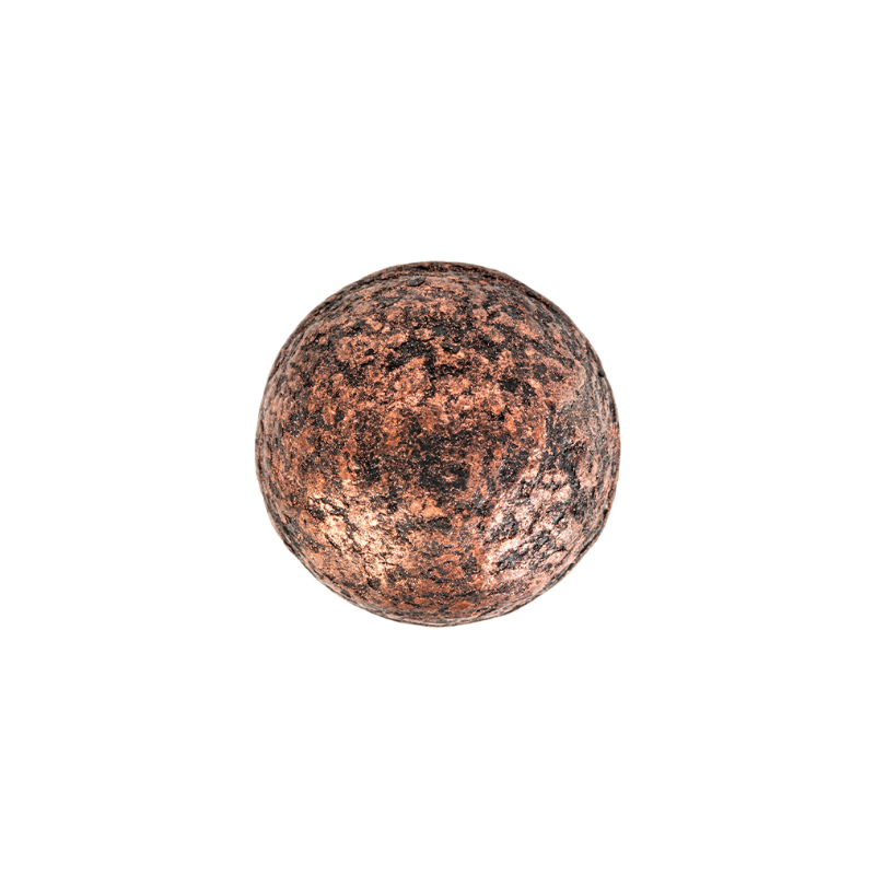 DEKORACJE CZEKOLADOWE KULKI MIEDZIANE CZARNA PERŁA (49 SZT)