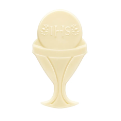 DEKORACJE CZEKOLADOWE HOSTIA BIAŁA (32 SZT)