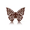 DEKORACJE CZEKOLADOWE KORONKOWY MOTYL CIEMNY (96 SZT)