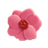 DEKORACJA CZEKOLADOWA RÓŻOWY KWIAT MAGNOLII (210 SZT)