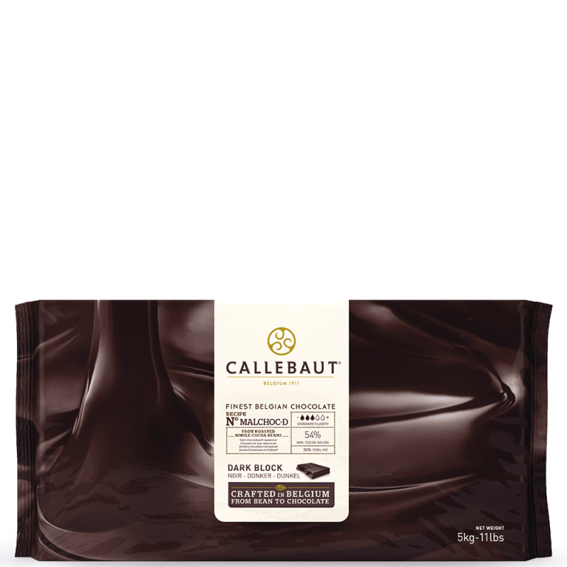 CZEKOLADA DESEROWA BEZ CUKRU 54% (5 KG) MALCHOC-D-123 