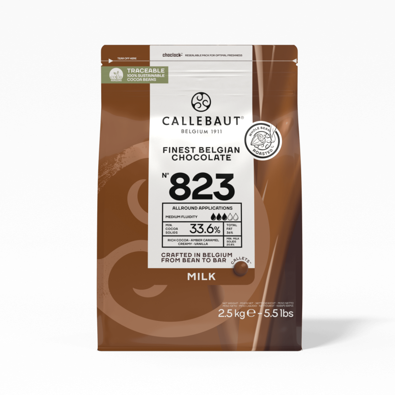 CZEKOLADA MLECZNA CALLETS 33,6% (2,5 KG) 823-E4-U71