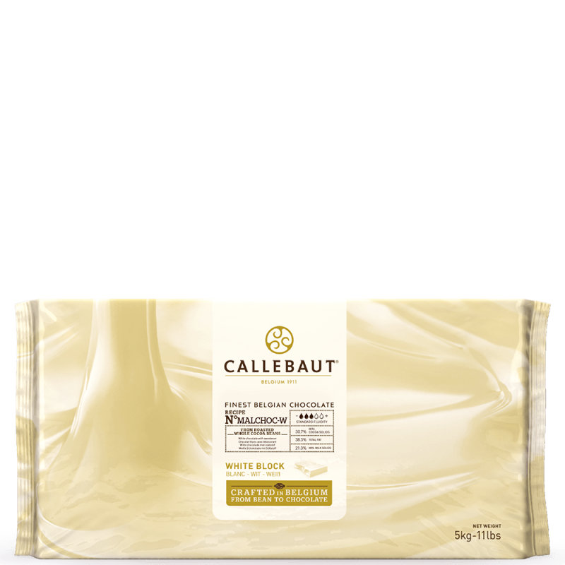 CZEKOLADA BIAŁA BEZ CUKRU 30,7% (5 KG) MALCHOC-W-123