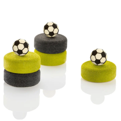 DEKORACJE CZEKOLADOWE PIŁKA NOŻNA FOOTBALL (189 SZT)