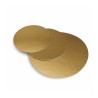 KRĄŻEK ZŁOTY PODKŁADKA BANKIETÓWKA 12 CM (200 SZT)