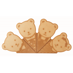 DEKORACJA WAFLOWA MISIE (360 SZT)