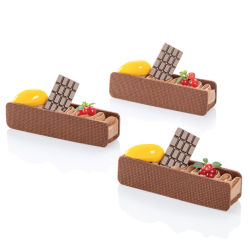DEKORACJE CZEKOLADOWE MINI TABLICZKA CZEKOLADY (216 SZT)