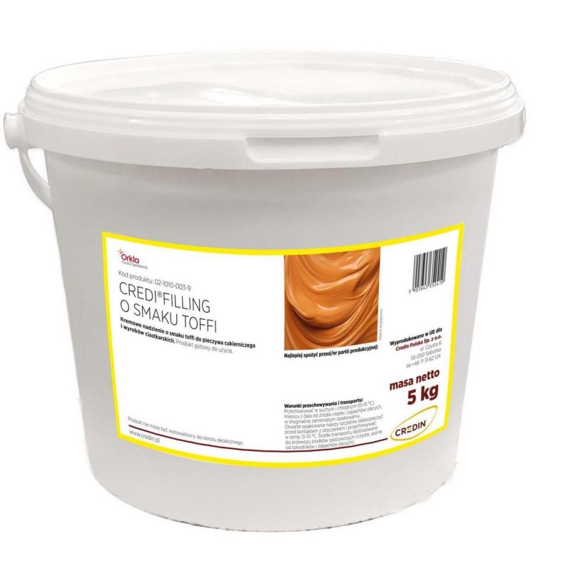 NADZIENIE O SMAKU TOFFI CREDI FILLING (5 KG)