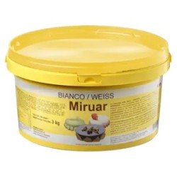 GLAZURA LUSTRZANA POLEWA MIRUAR BIAŁY (3 KG)