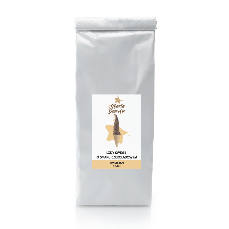MIESZANKA DO LODÓW ŚWIDERKI CZEKOLADOWE (2,5 KG)