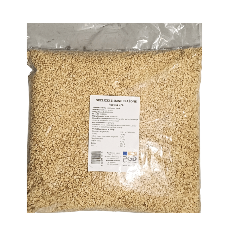 ORZECH ARACHIDOWY KOSTKA 2/4 (5 KG)