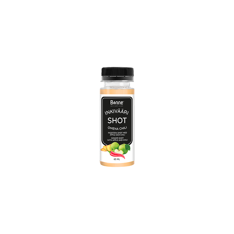 SHOT O SMAKU IMBIROWO JABŁKOWYM Z CHILI (65 ML)